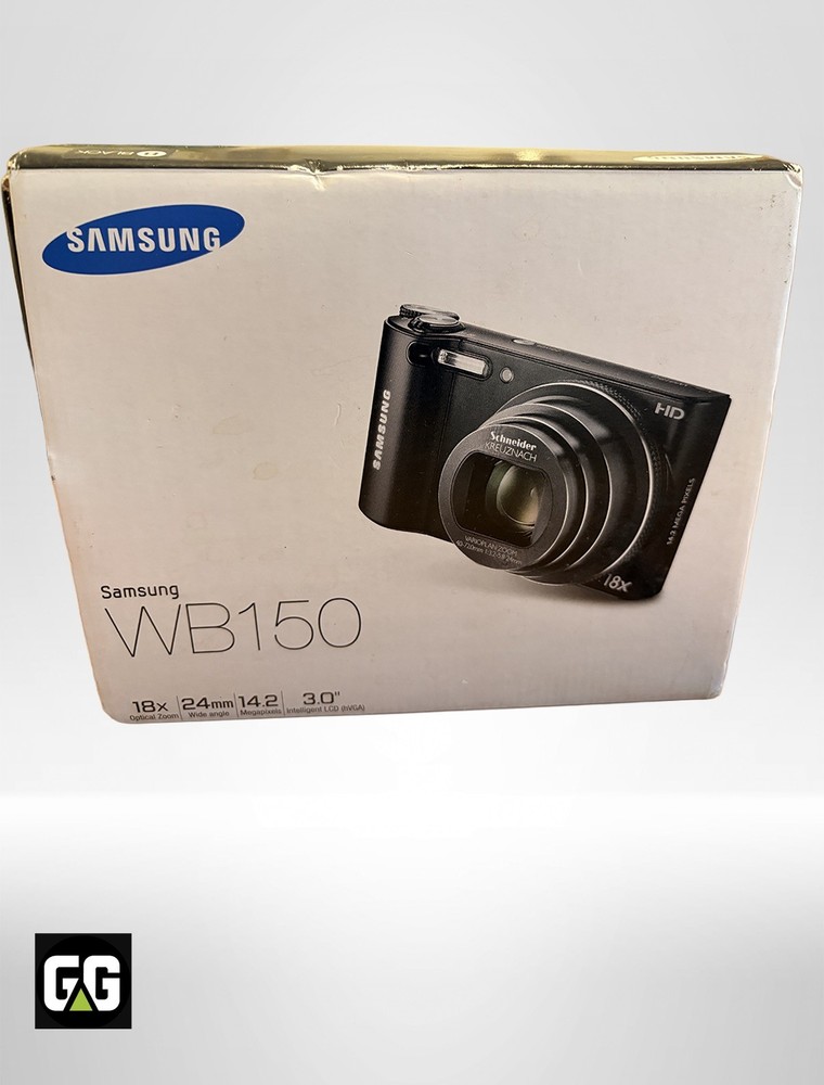 Samsung WB150 14.2MP Camera. Working! Original Box No Charging Cable. Micro usb