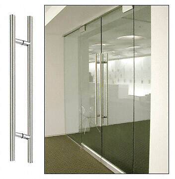 Polished Stainless 42" Extra Length Ladder Style Back-to-Back Pull Handle