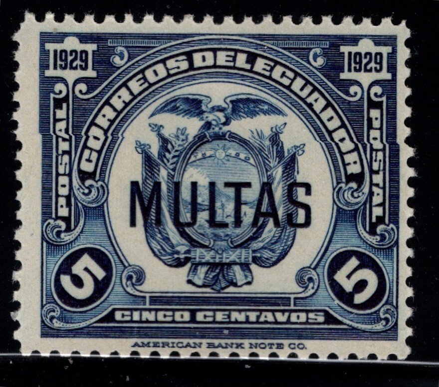 Tip Topical Ecuador EC J15 MNH Postage Due