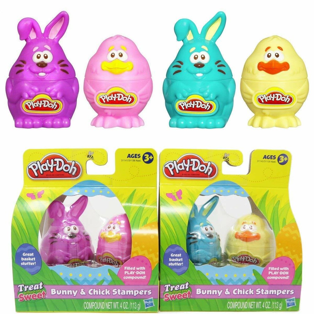 Play-Doh Easter Bunny & Chick Stampers Great Basket Stuffer