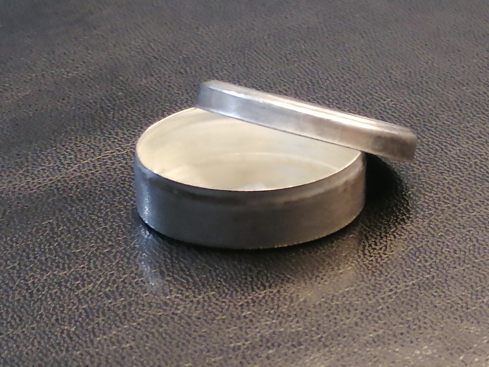 Vintage Silver 800 Pill Case Box - Simple Decorative Pattern, 7.88g