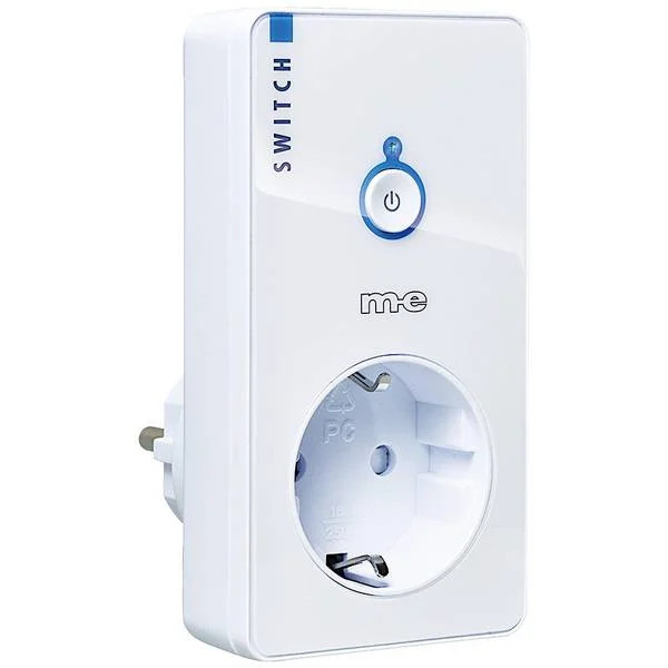 m-e modern-electronics 55200 WLAN Wireless Socket, CR-S2000W Switch