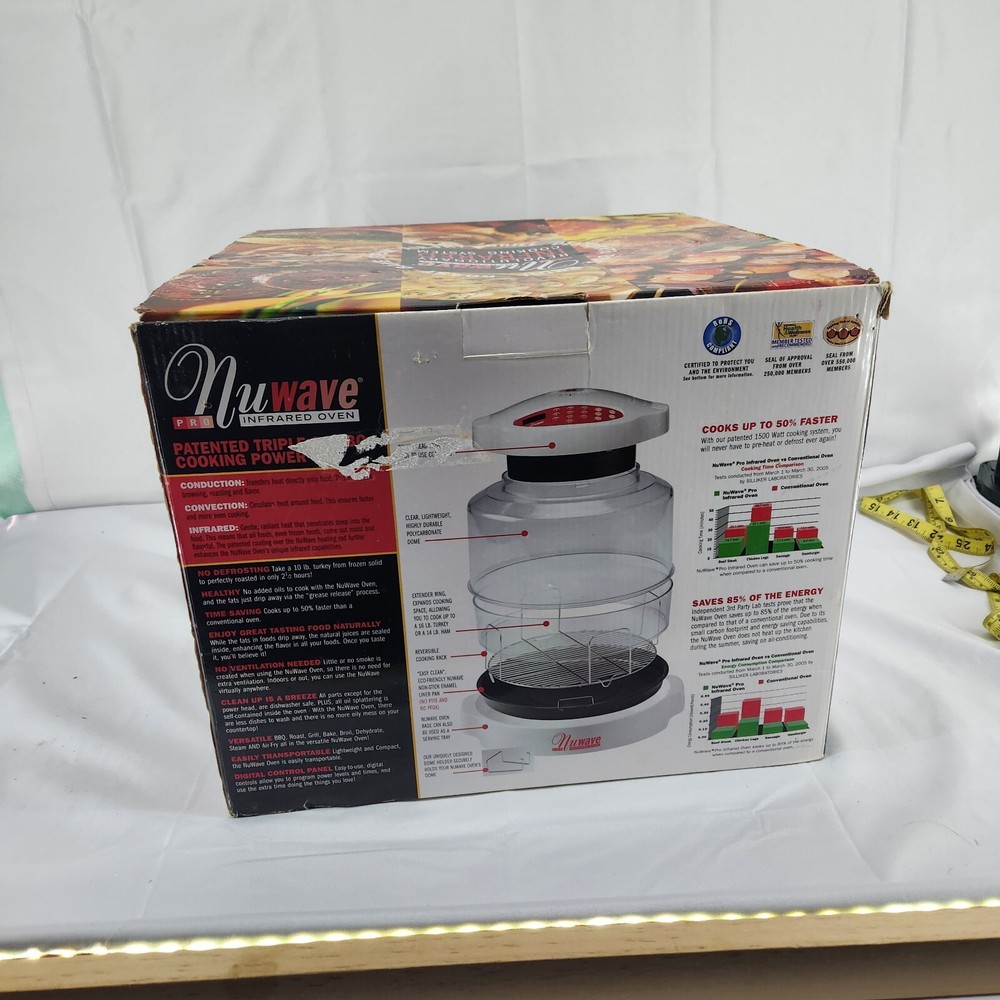NuWave Pro Infrared Oven White Red - 20331 - New -