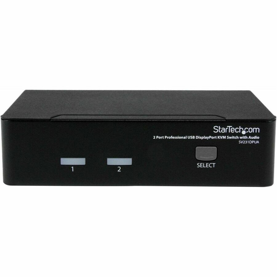 Startech SV231DPUA 2 Port USB DisplayPort KVM Switch Audio