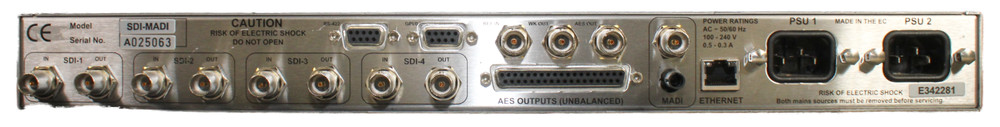 Solid State Logic SDI-MADI Broadcast Audio Stand Alone 3G SDI Audio De-Embedder