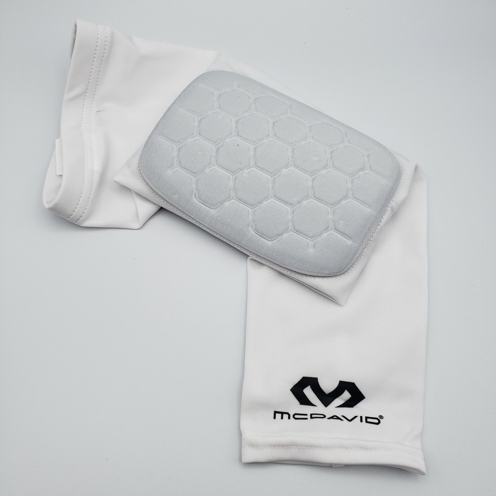 McDavid Hex Tech Padded Compression Shooter Sleeve (Small -- XLarge) White