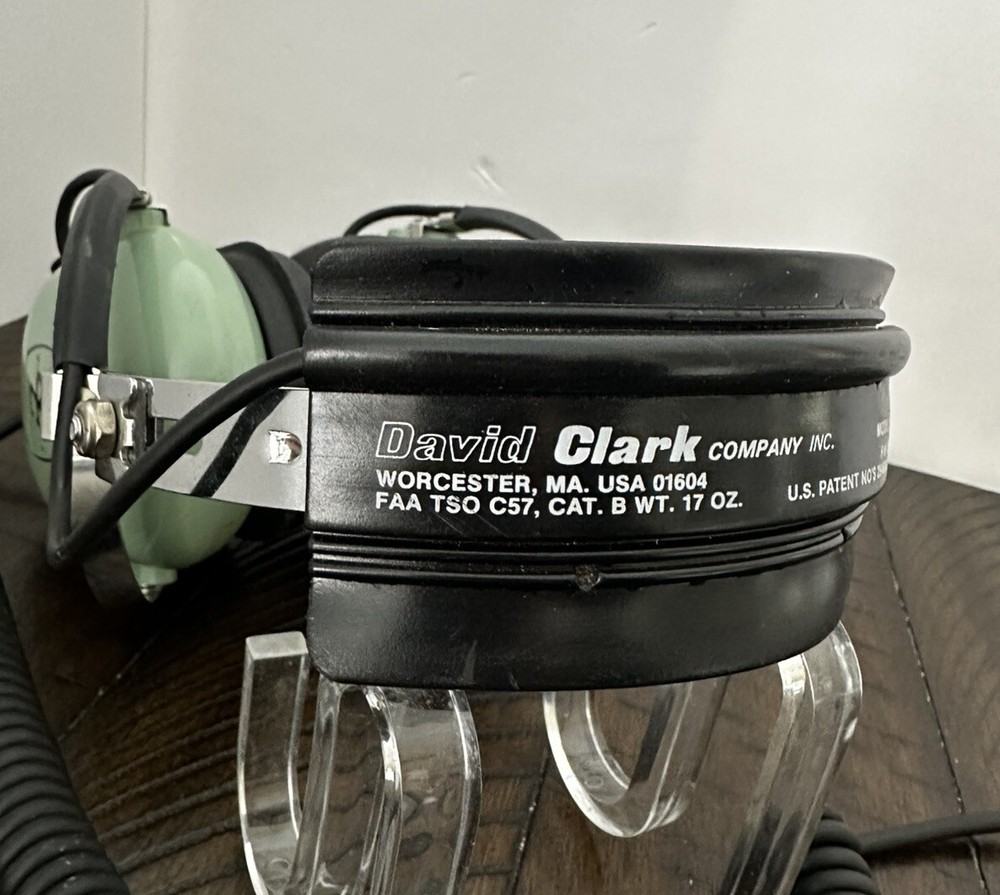 David Clark H10-00 Headset - Tested & Works