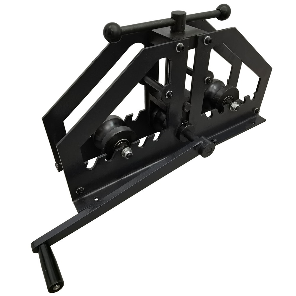 Hand-Operated Roll Bender Adjustable Angle Pipe Bending Tool for Plumbing & DIY