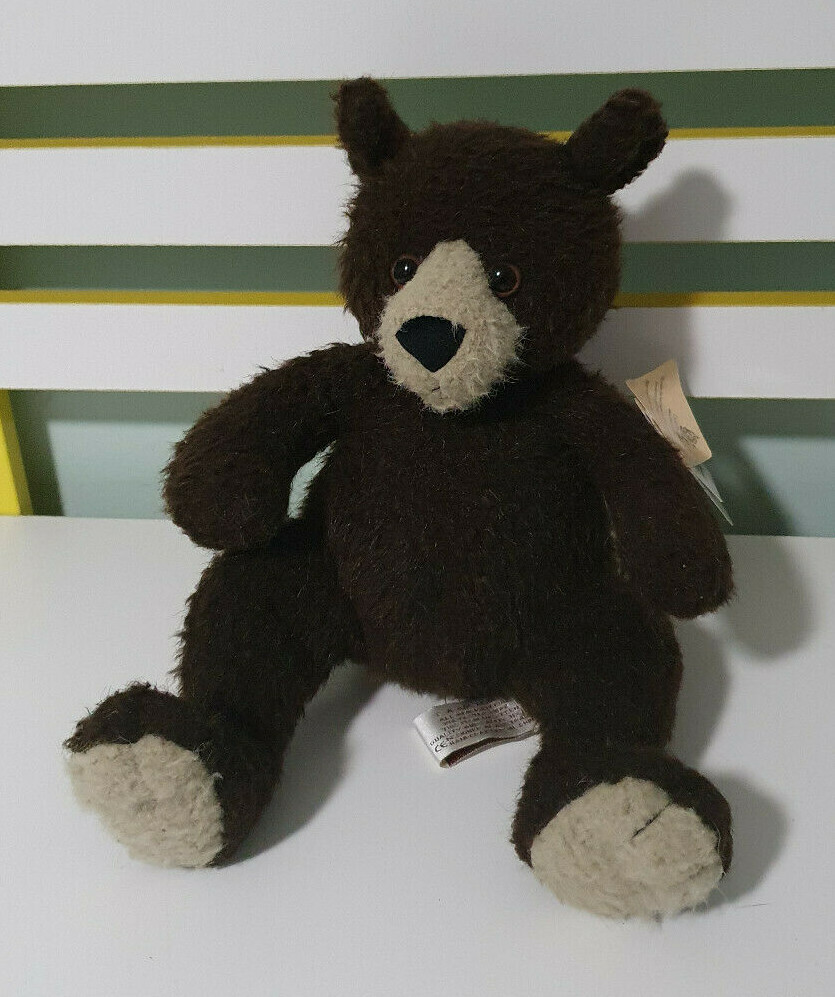 CHRISTOPHER COLLECTION TEDDY BEAR LENI 21CM WITH TAGS! BROWN BEAR