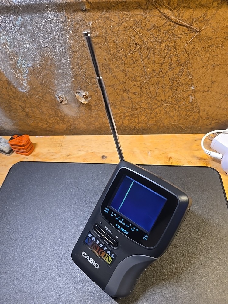 Casio TV-1800B Crystal Vision Portable LCD TV