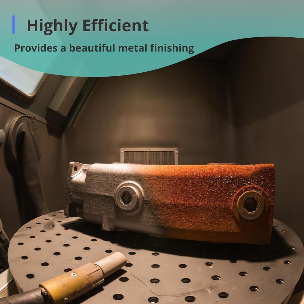 8 LBS Aluminum Oxide Blast Media - Durable 80 Grit Sand for Efficient Blasting