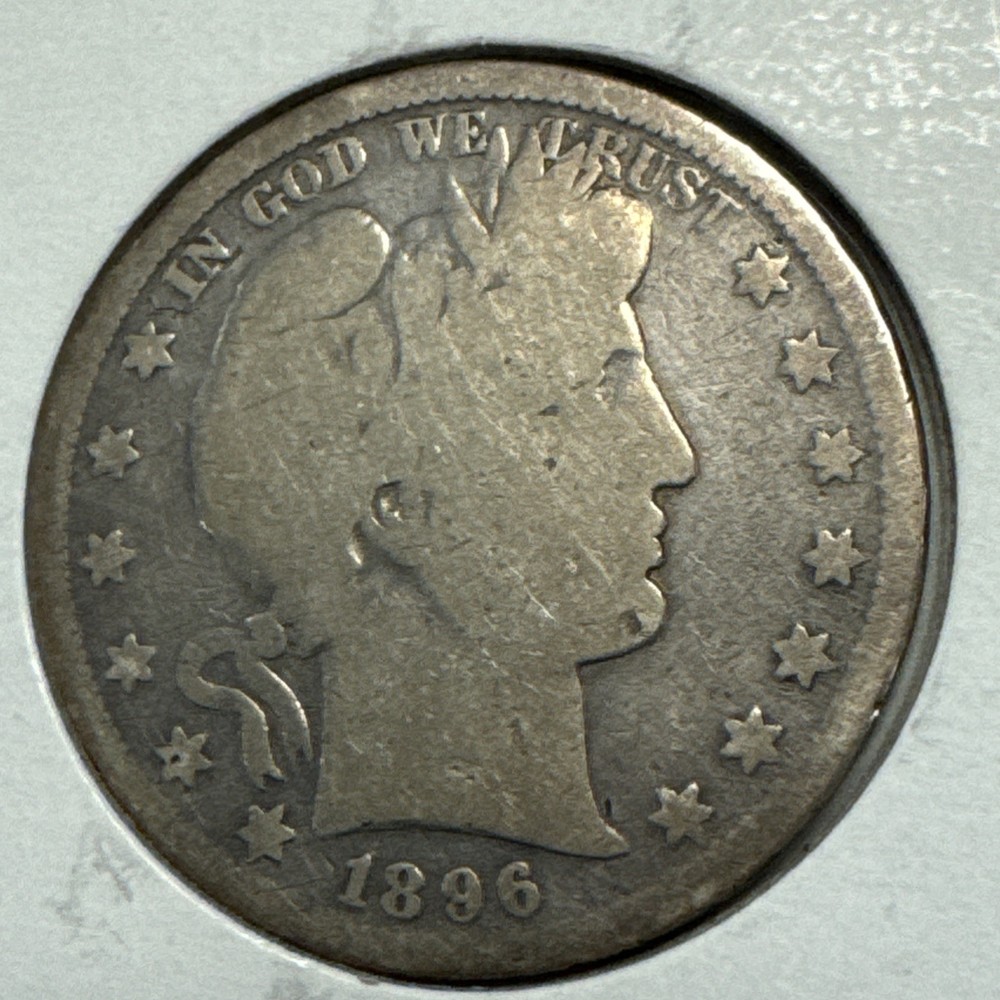 1896-S Barber Half Dollar