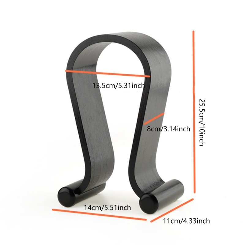 Solid Headphone Stand Modern Desktop Organizers For Headsets Storage Rack