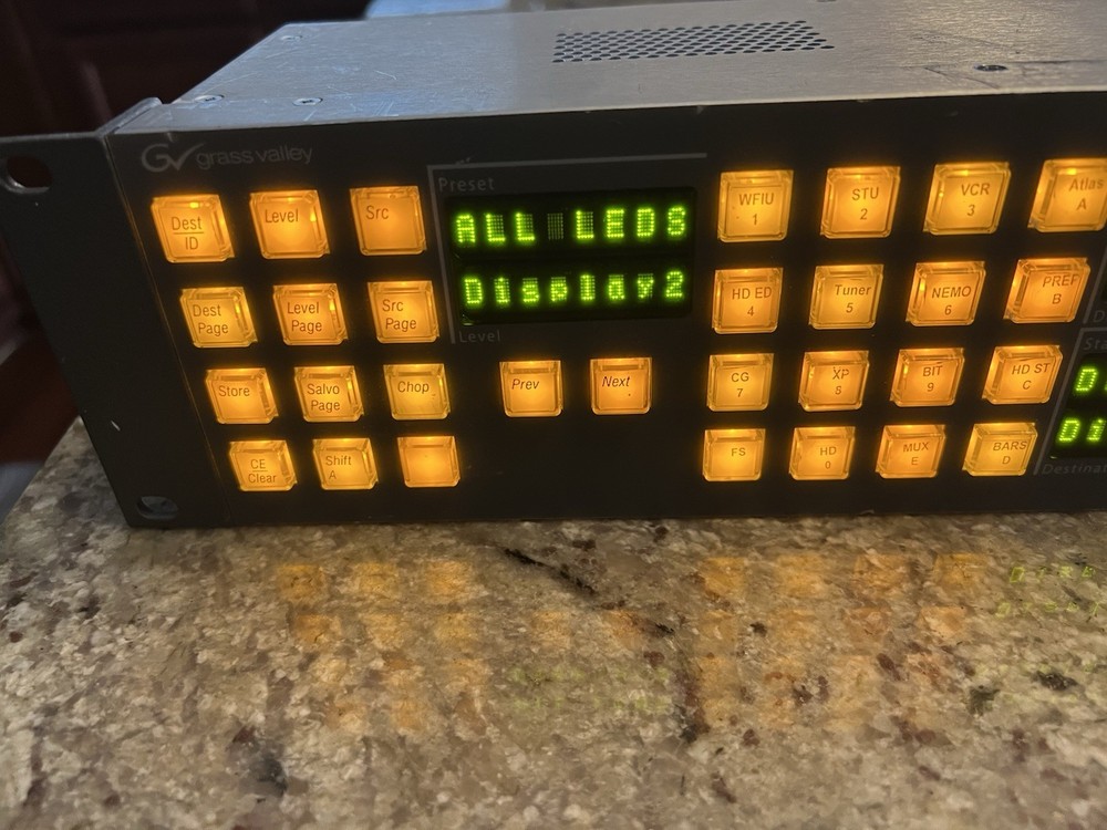 Grass Valley Paging Multi Bus Control Panel Encore/Prelude PMB