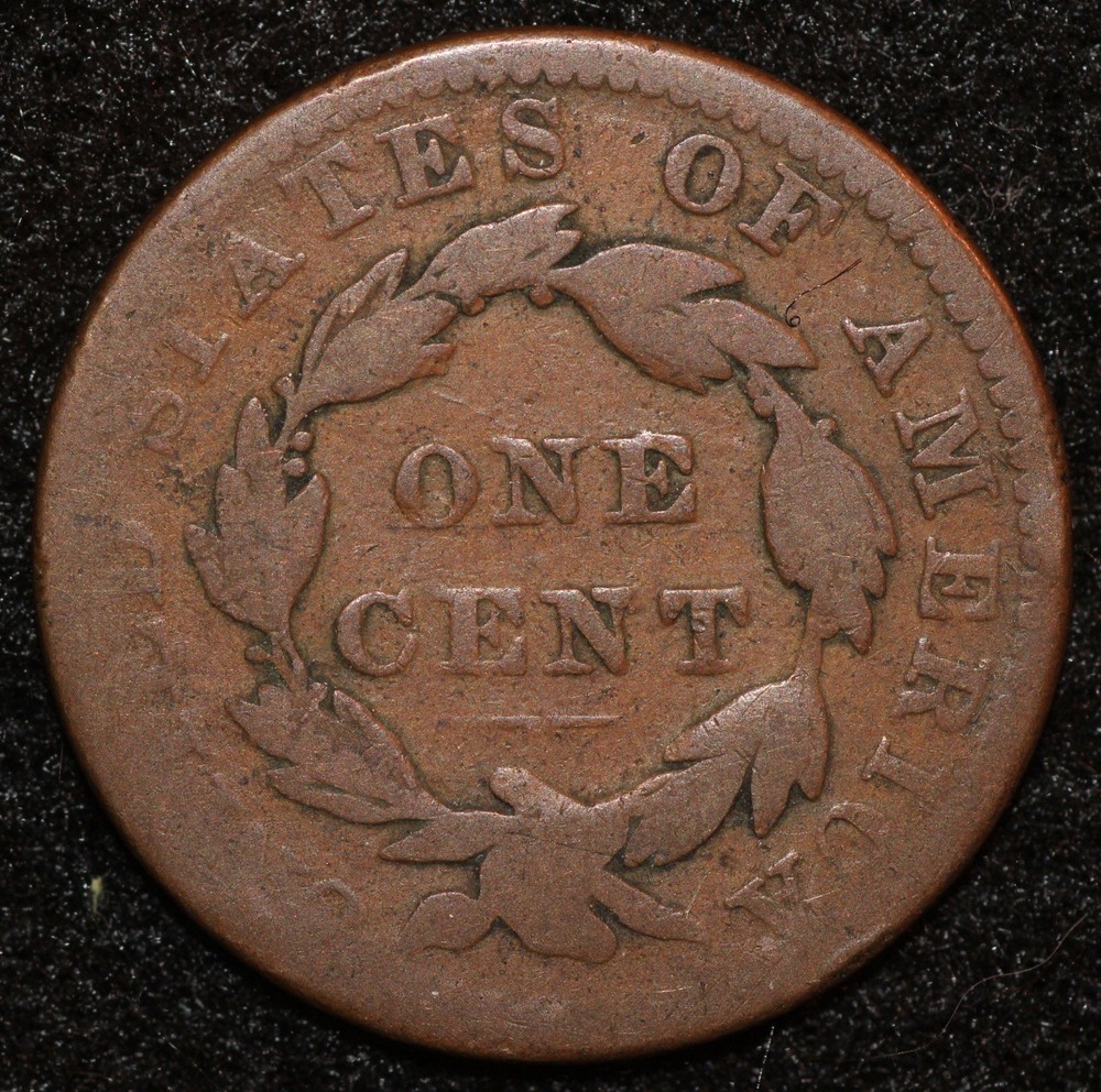 1830 Large Cent N-6 R-4