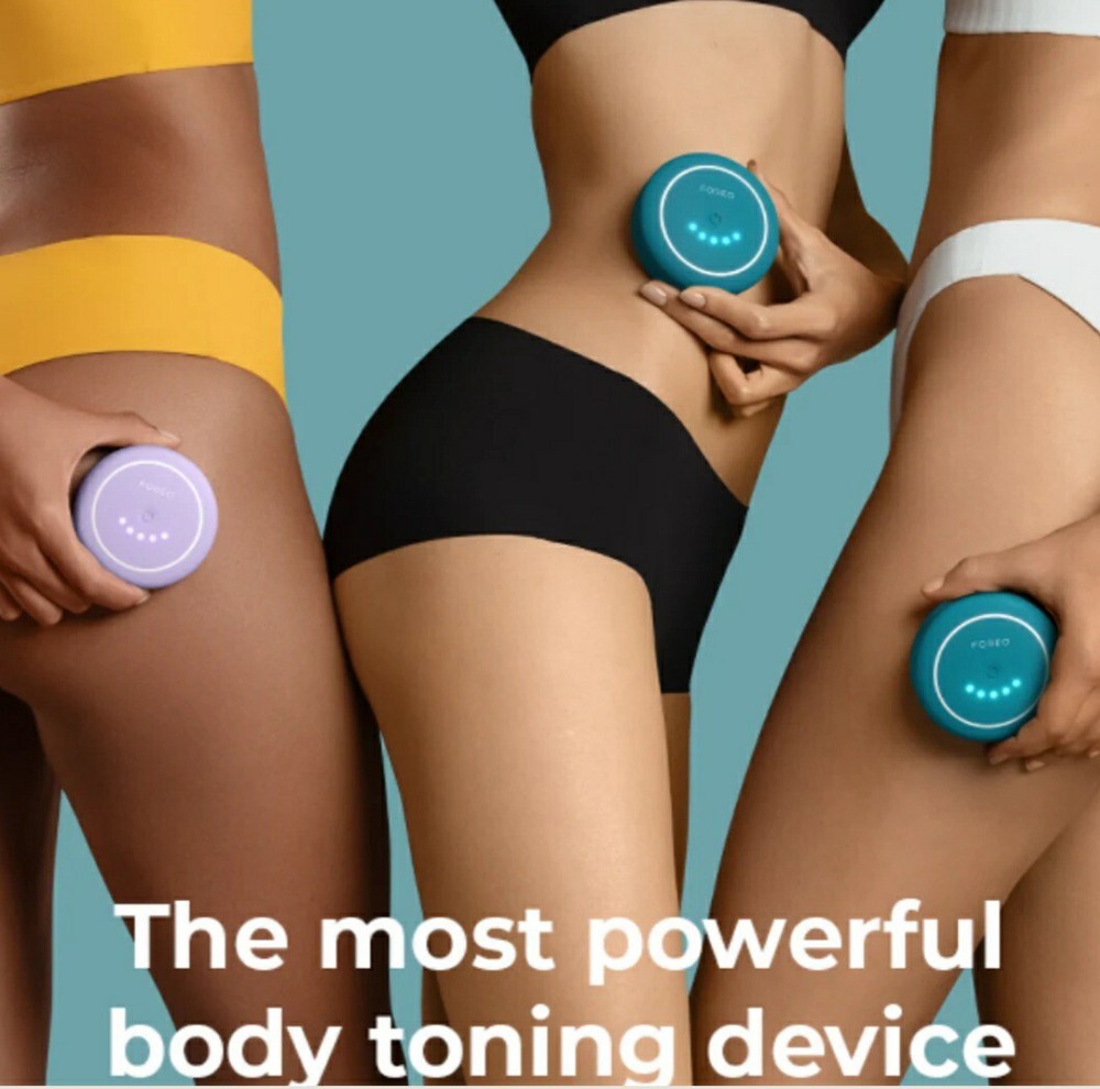 FOREO BEAR 2 BODY ADVANCED MICROCURRENT BODY TONING DEVICE IMPROVES WRINKLES