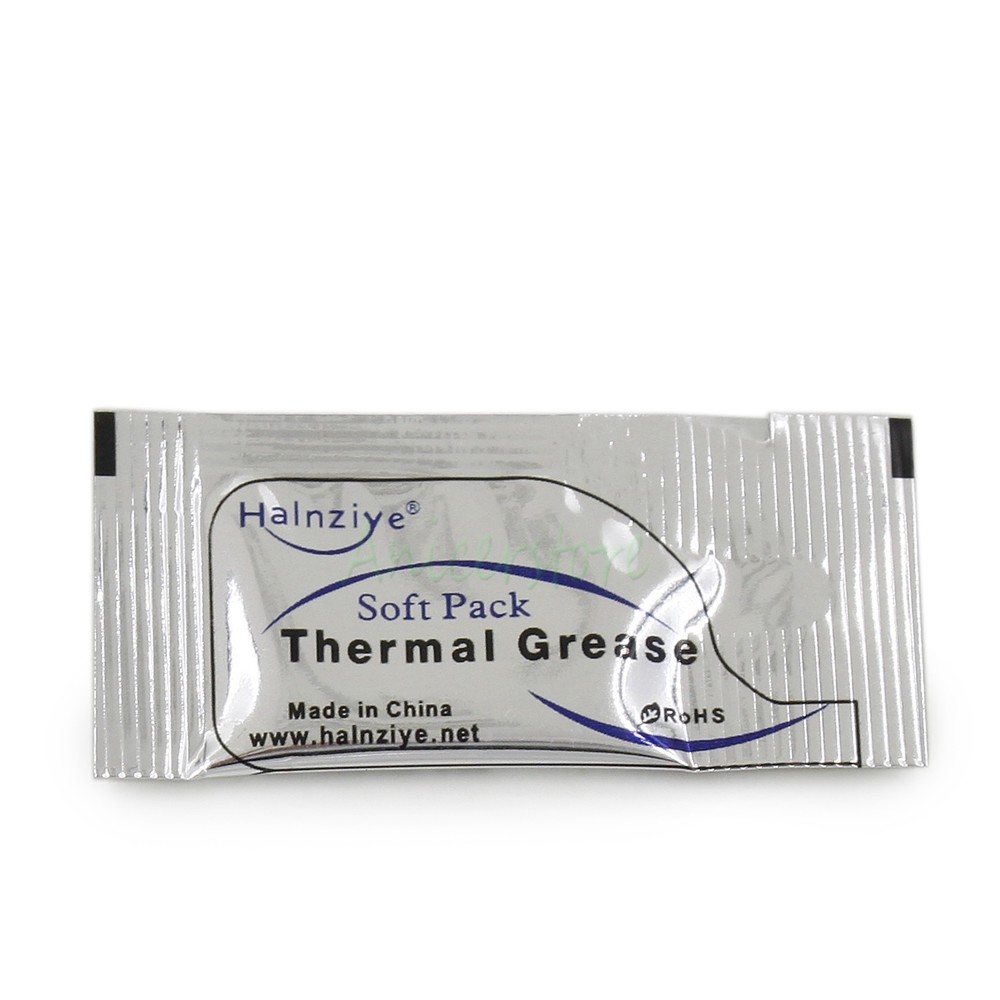 10pcs Silver Soft Pack Silicone Thermal Compound Grease Paste For CPU IC GPU LED