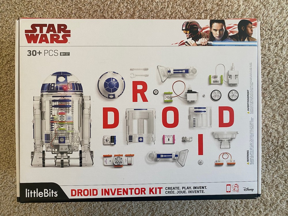 Star Wars Little Bits Droid Inventor Kit R2-D2 Build Robot Construction Tech Toy