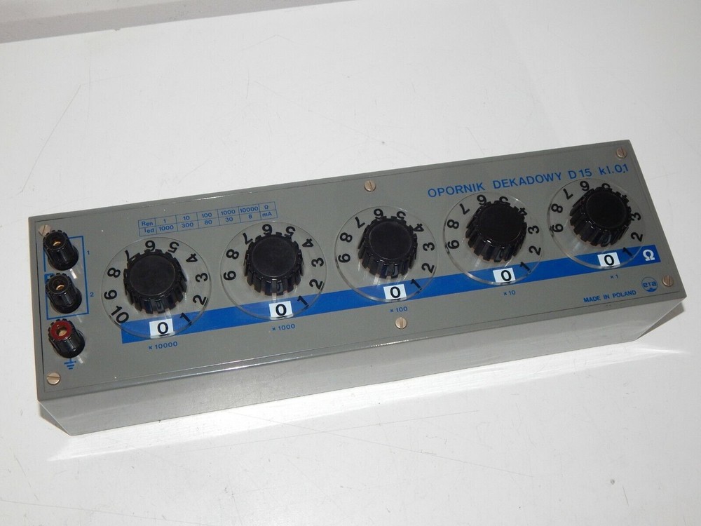 Crank Resistor D15 Resistor Box Box Precision Variable 0-99999 Ohm 0.1
