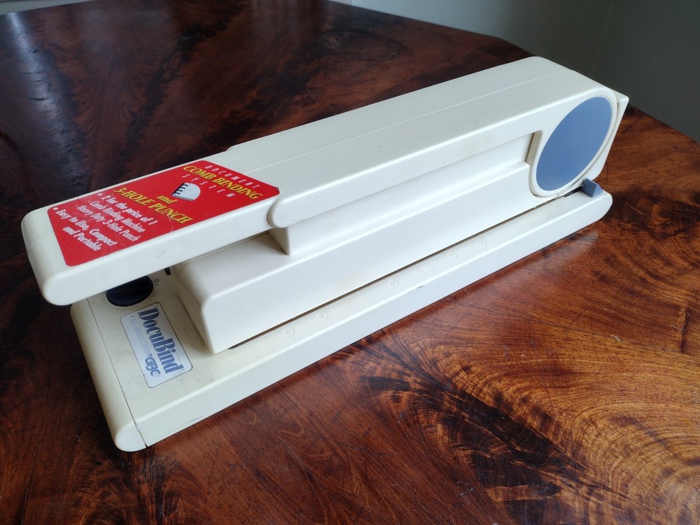 GBC DocuBind Punching & Binding System Heavy Duty 3 Hole Punch document binder