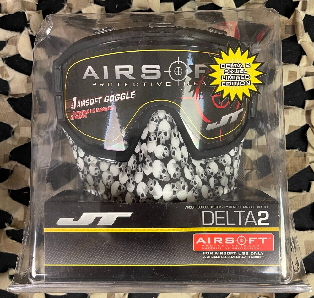 NEW JT Delta 2 Airsoft Goggle - Skulls
