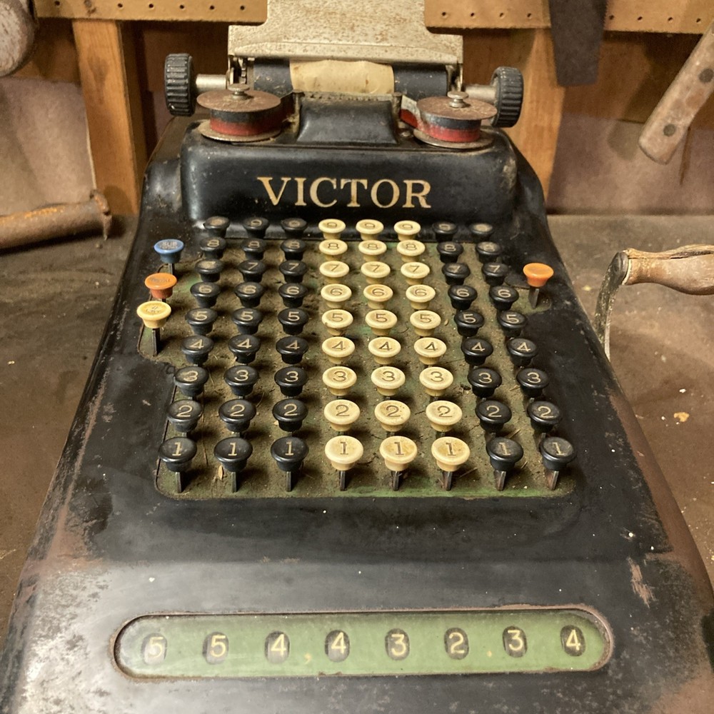 Vintage 1920s Victor Adding Machine