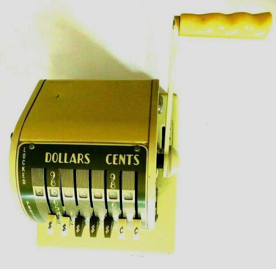 Paymaster Vintage X-900 Business Check Writer