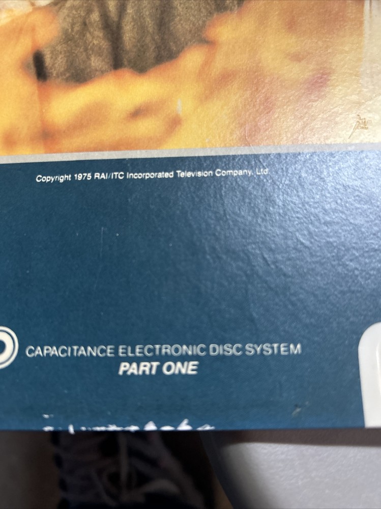 RCA SelectaVision CED Video Disk Moses With Burt Lancaster Part 1 &2