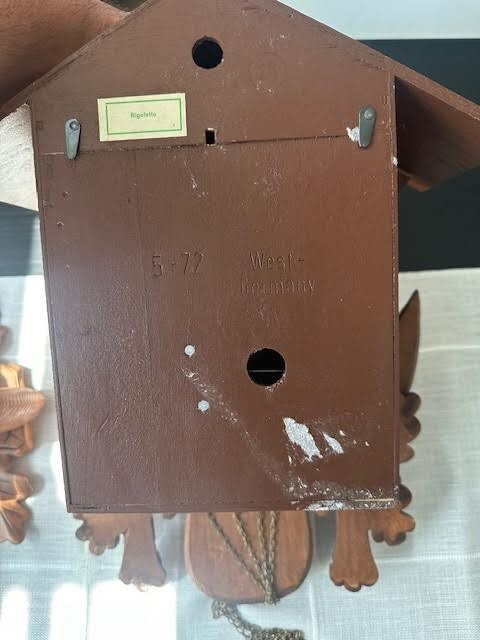 20th Century Carved Black Forest Cuckoo Clock | Hunter Style