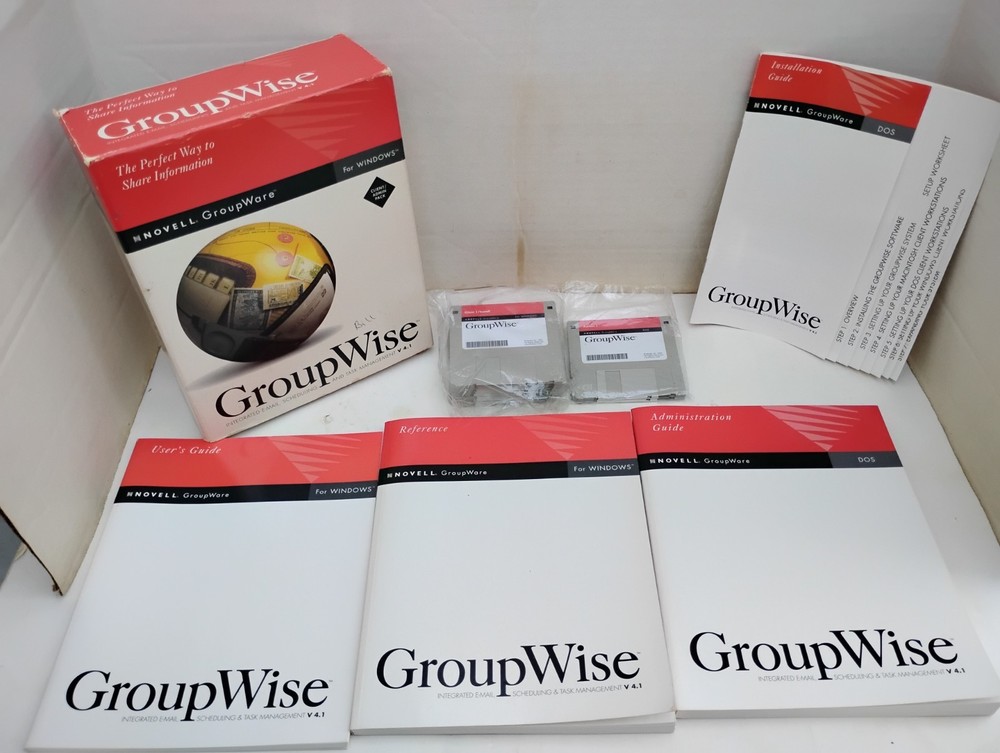 Novell GroupWise for Windows v4.1 Client/Admin Pack VTG