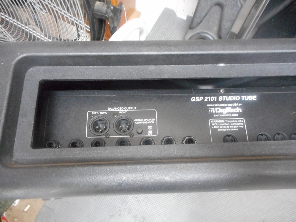 Digitech GSP2101 Guitar Studio Tube Preamp Processor Artist Version 3.0 2101FC