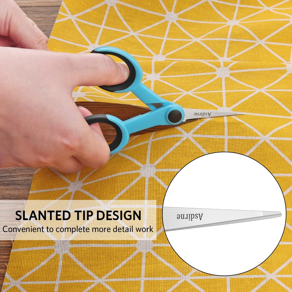 Asdirne Premium sewing Scissors Bundle, Perfect Sewing Partners, Sharp Blue