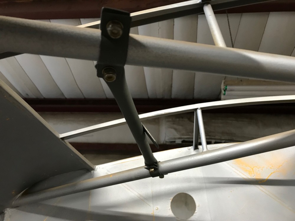 j3 cub front seat shoulder harness attach device