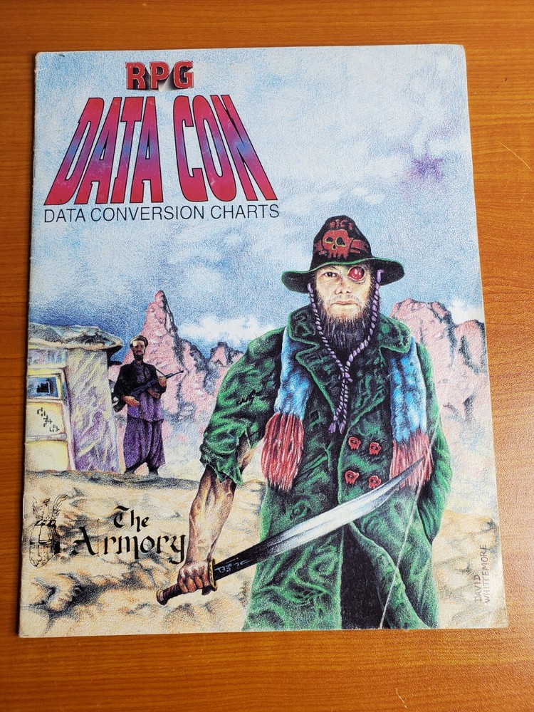RPG DATA CON CONVERSION CHARTS The Armory Dungeons Dragons D&D Book Tome 1992
