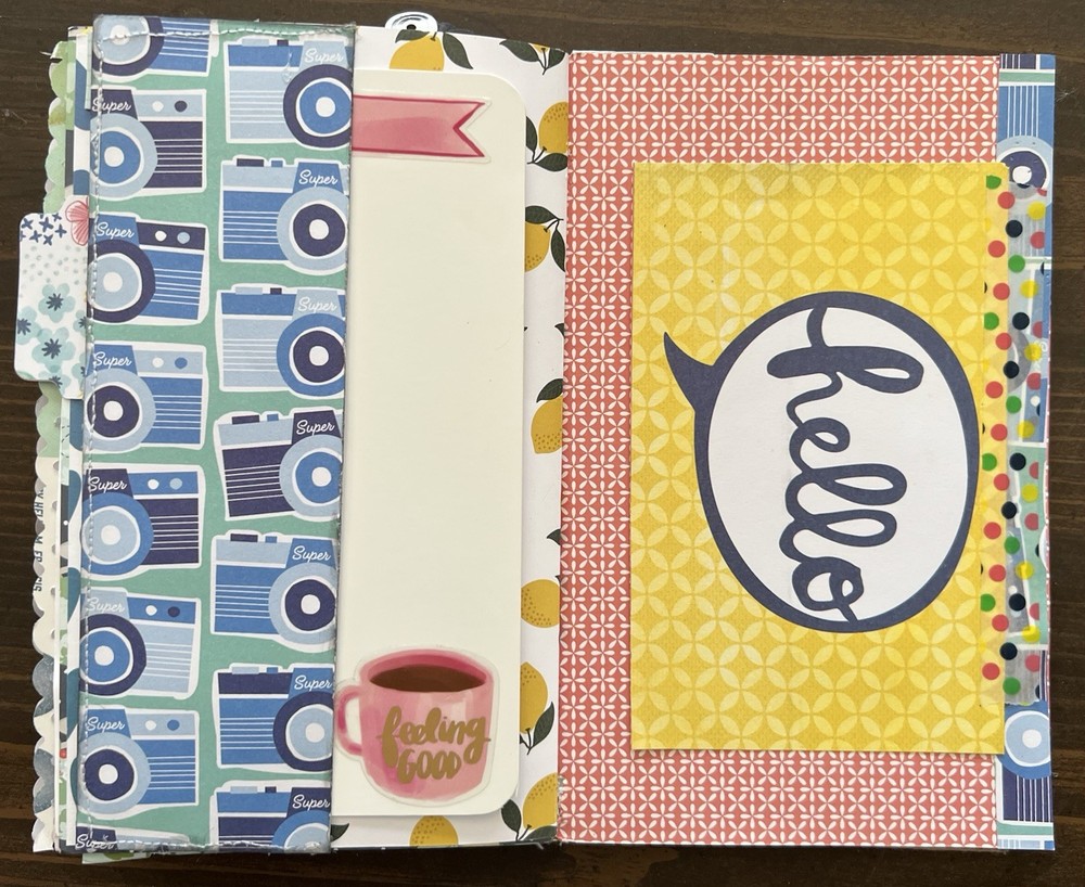 Handmade Starbucks Junk Journal Paper Bag Scrapbook