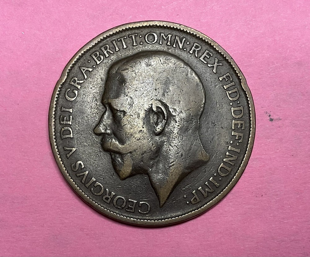 1912 H- Great Britain 1 Copper Penny
