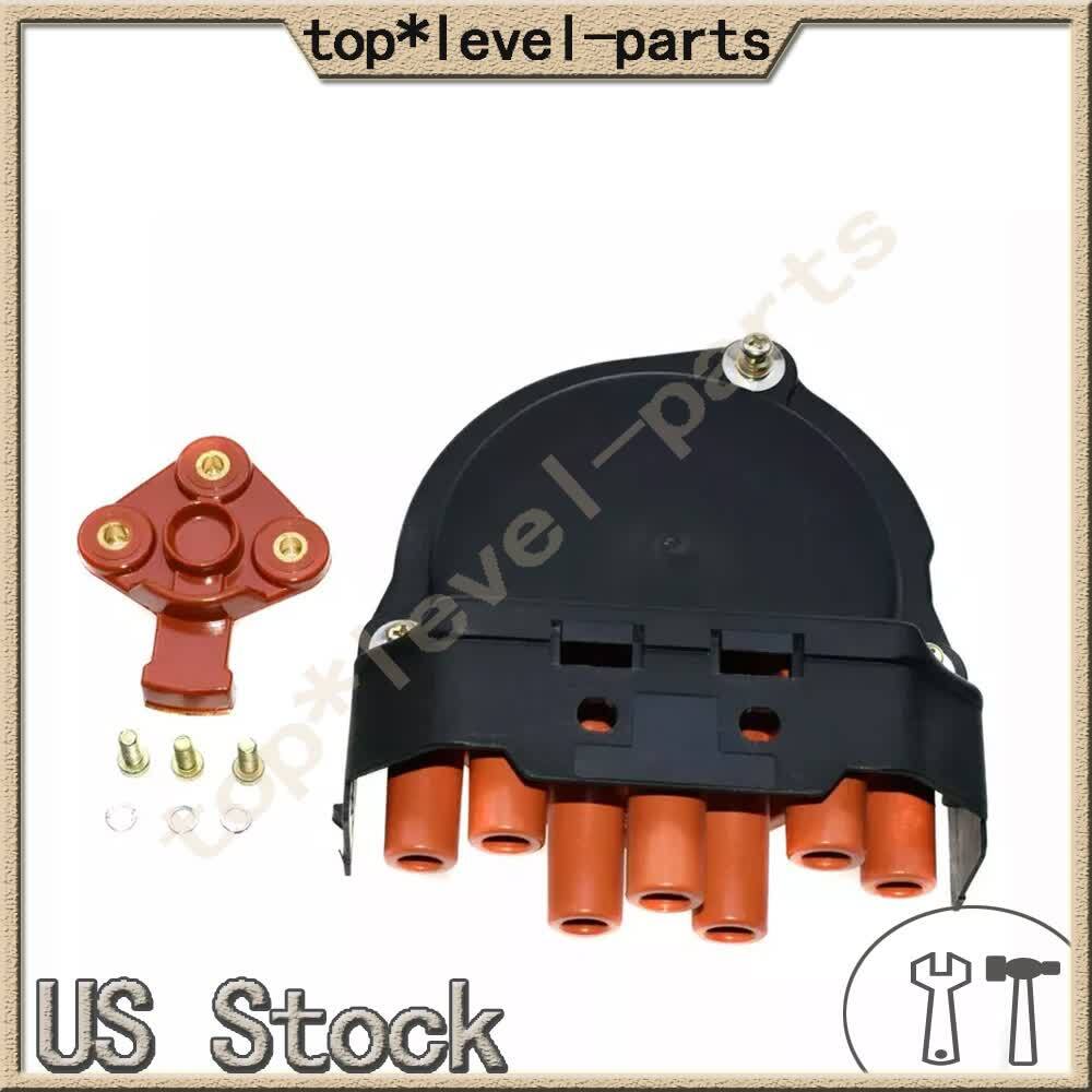 For BMW E30 E31 E32 E34 E23 E24 E28 M5 Distributor Cap & Rotor 12111734110 US