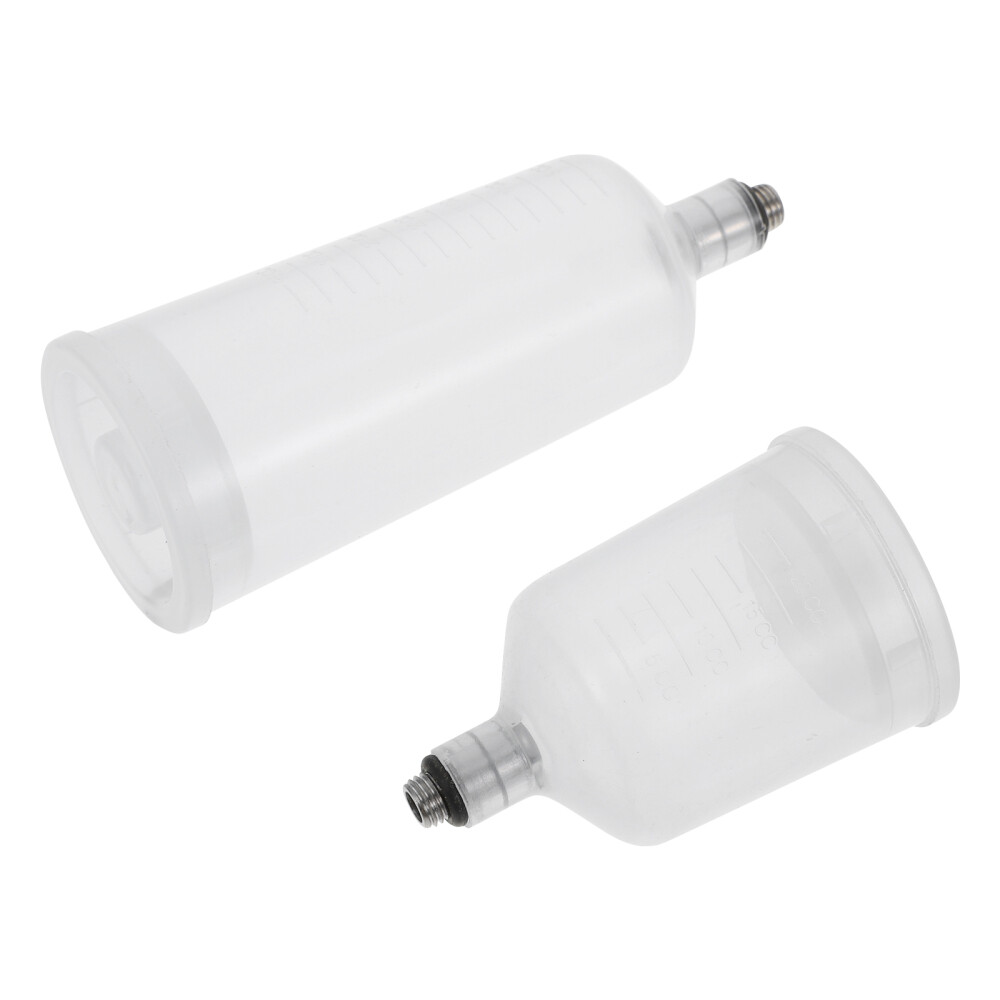 2PCS Airbrush Pot Gravity Feed Paint Cup Replaceable Pigment Container