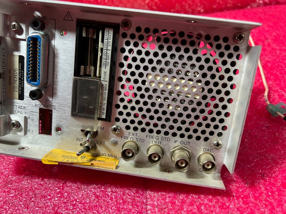 HP 5342A MICROWAVE FREQUENCY COUNTER BOARD 05342-60029 D Back Panel