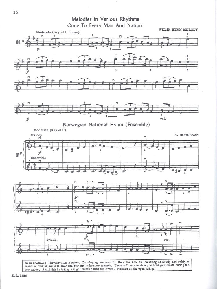 Vintage Belwin Applebaum String Builder Violin Book 3 Third Position Double Stop