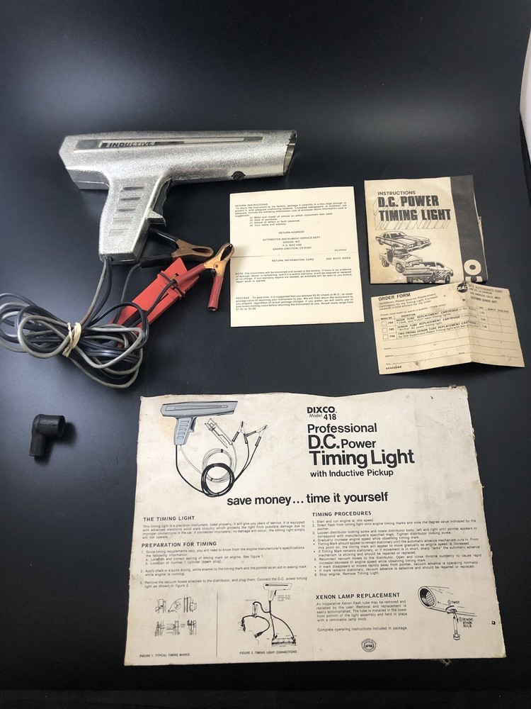 DIXCO. Mode 418 Professional D.C.Power Timing Light Ve3