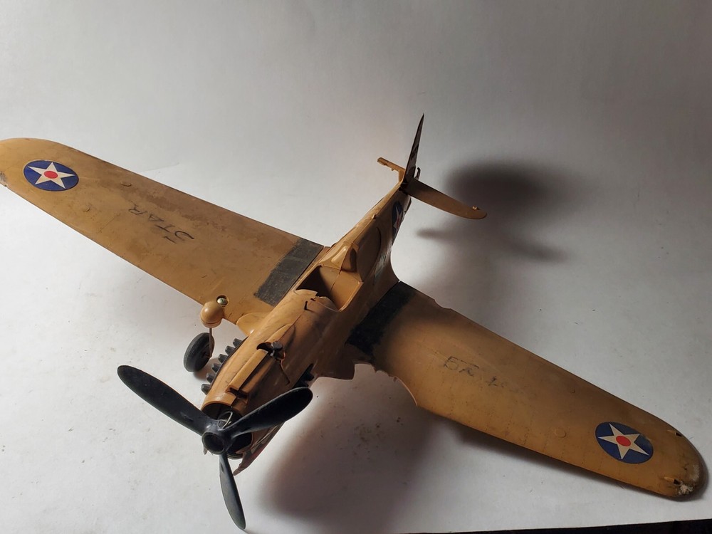 Cox Thimble Drome P-40 Warhawk Flying Tiger WWII Tether Plane .049 Control Line