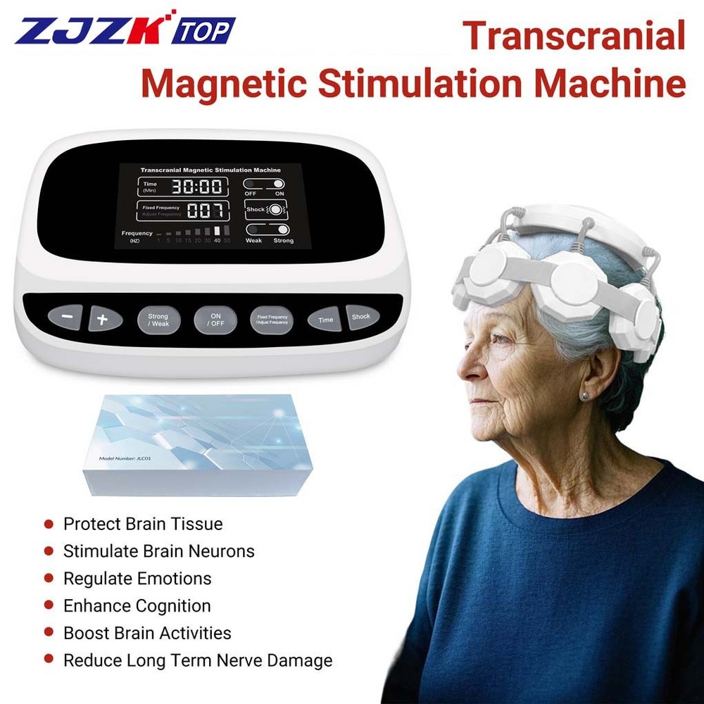 Noninvasive rTMS Brain Therapy Machine for Depression OCD Migraine Support