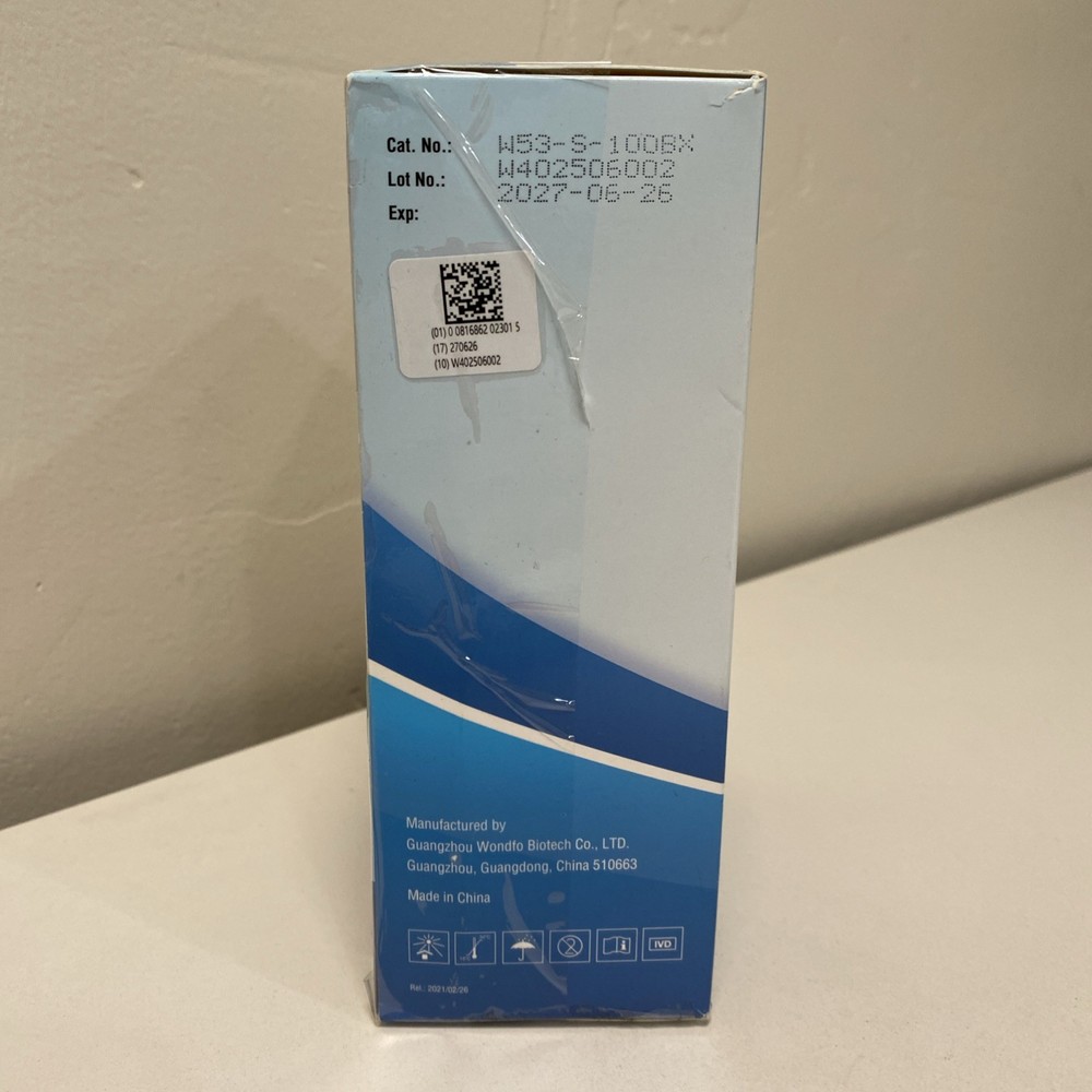 One Step Alcohol Saliva Test Strip 100-Pack