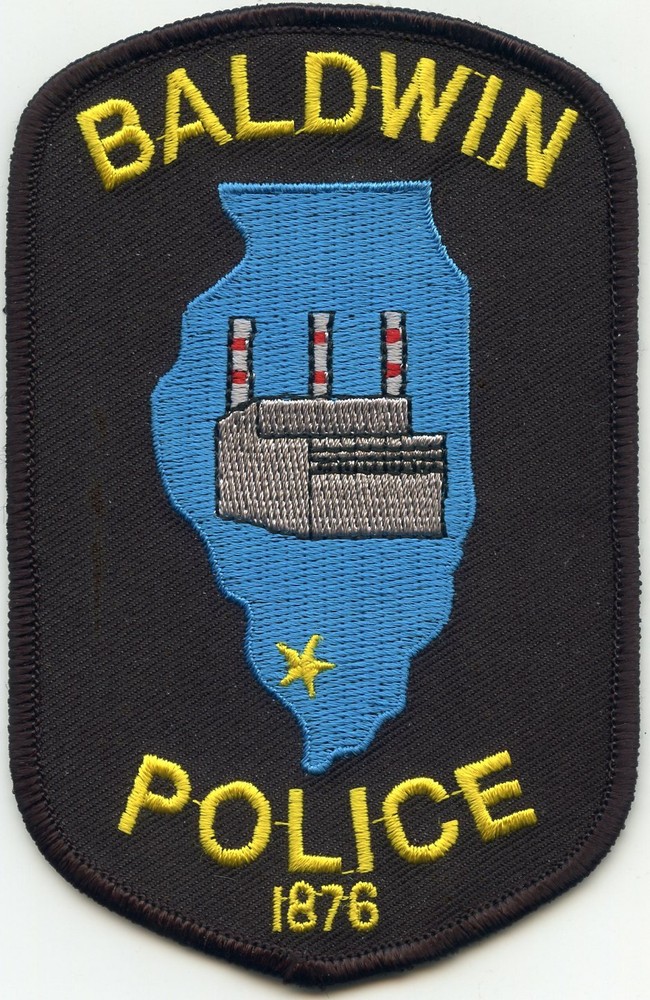 BALDWIN ILLINOIS IL POLICE PATCH