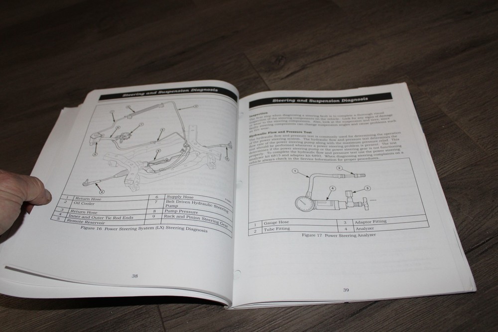Mopar Steering & Suspension Diagnosis training student workbook 2004