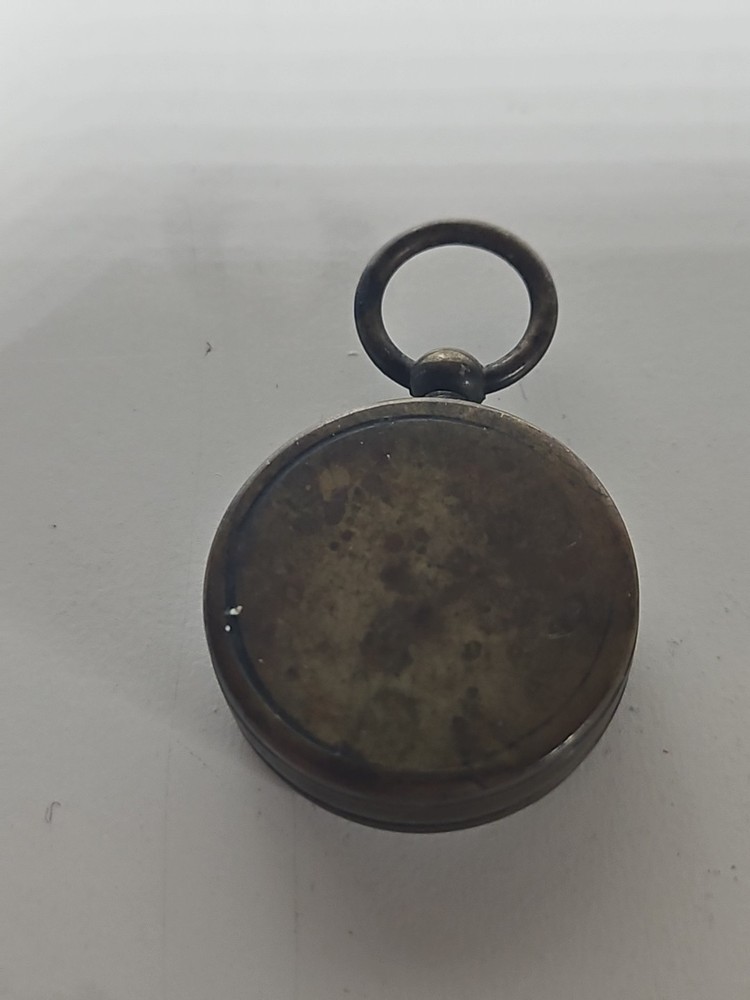Antique German Miniature Brass Pocket Compass