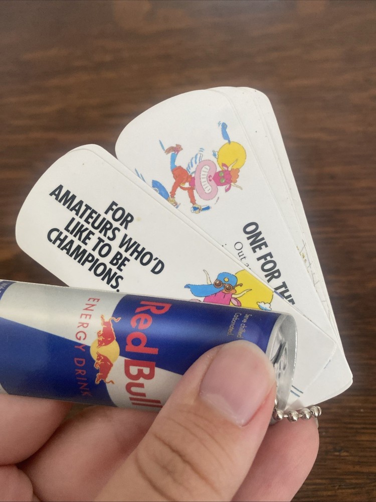 Red Bull Promo Book Keychain Tiny