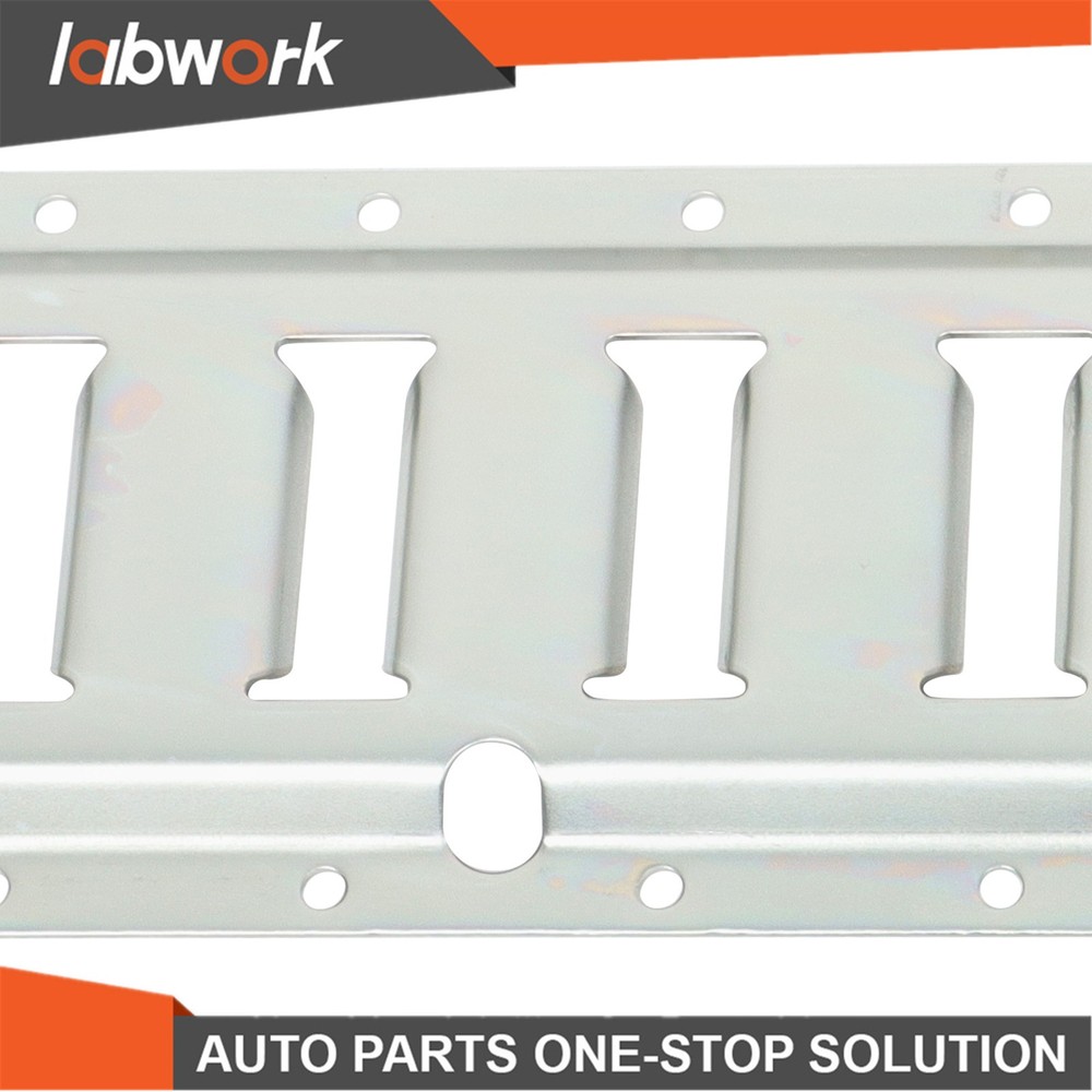 Labwork 6 Pack 2' E Track Tie Down Rail Kit Silver Rail Enclosed Cargo Trailer