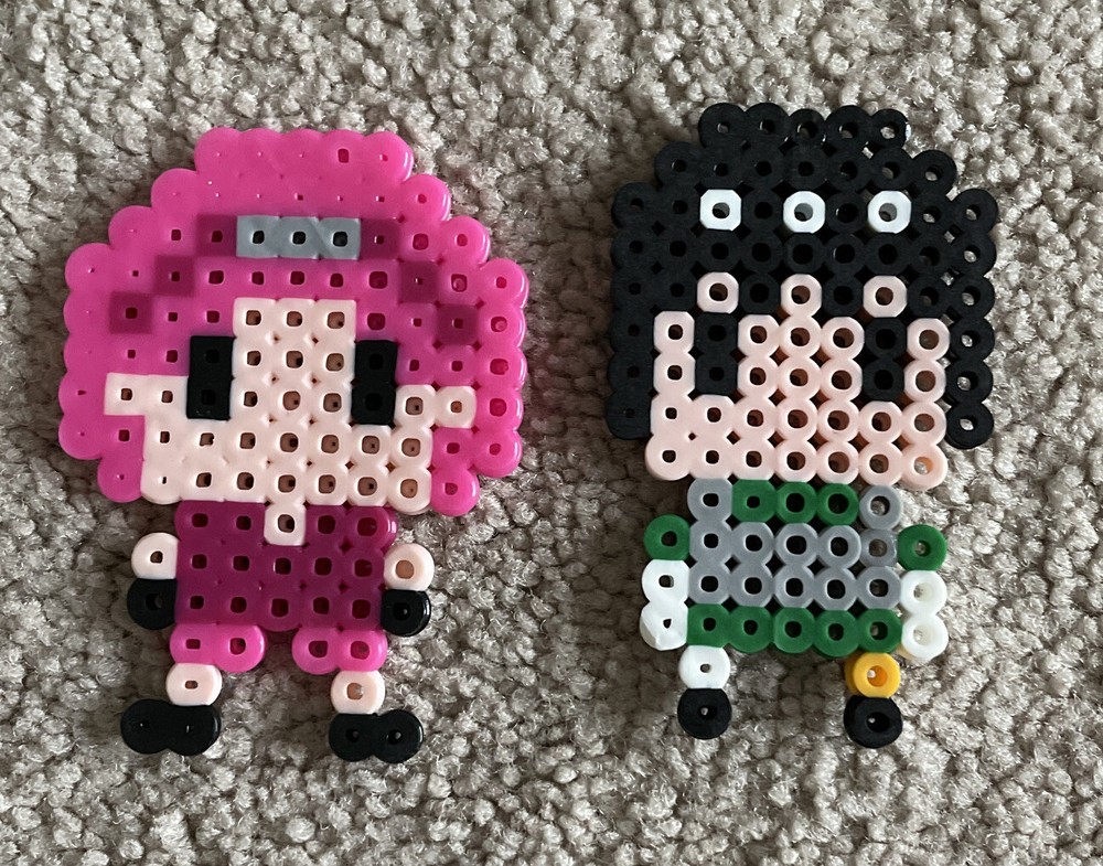Naruto Set of 8 3” Perler Beads